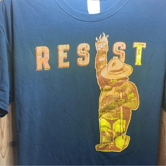 resist Shirts Vintage 9s Ultra Rare Find Resist Fruit Of Loom Hd